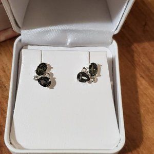 Swarovski 925 Sterling Silver Geometric Crystal